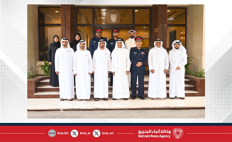 وكيل وزارة الداخلية لشئون الجنسية والجوازات والإقامة يستقبل وفدا من الإدارة العامة للهوية وشؤون الأجانب بدبي